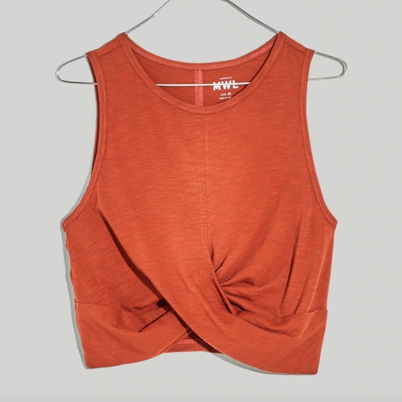 NEW Madewell MWL Crossover Crop Tank - Picture 1 of 8